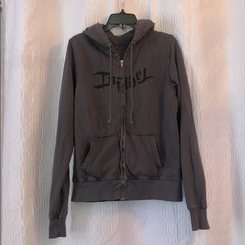 CrossFit Infidel hooded zip up sweatshirt-gray